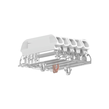 Leuchtenklemme 5-polig mit steckbarer Erdung "double decker"