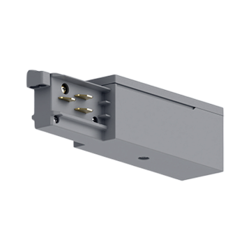 Infeed protective conductor on the left, grey