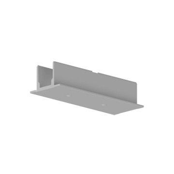 Installation cover for center connector, gray