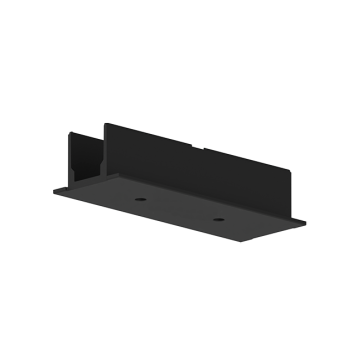 Installation cover for center connector, black