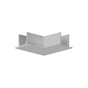 Installation cover for L-connector gray