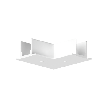 Installation cover for L-connector white