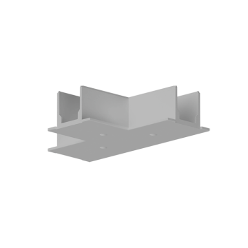 Installation cover for T-connector gray