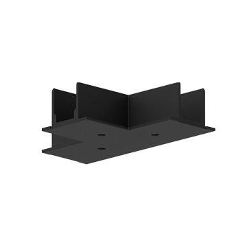 Installation cover for T-connector black