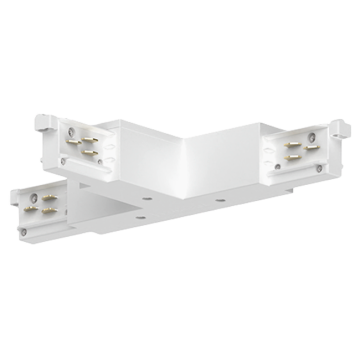 T-Verbinder Schutzleiter extern links weiss