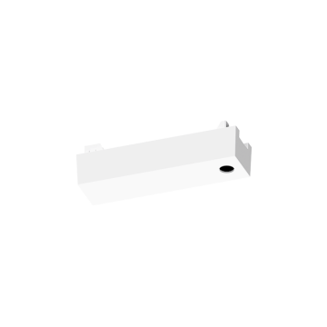 LED Driver Abdeckung lang für asymetrischen Adapter  weiss