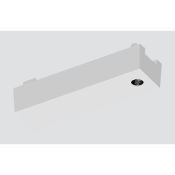 LED Driver Abdeckung lang für asymetrischen Adapter  weiss