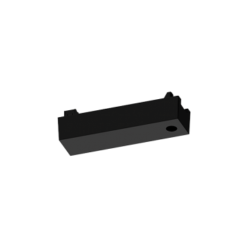 LED Driver Abdeckung lang für asymetrischen Adapter  schwarz