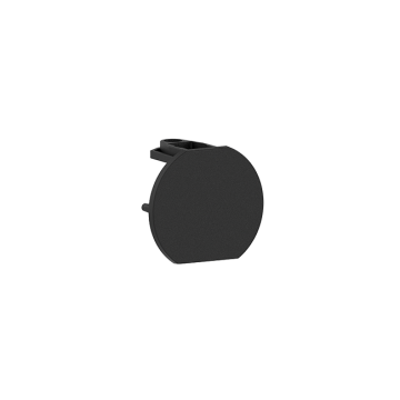 Endkappe Kunststoff für Schiene schwarz