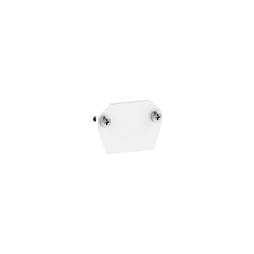 Endkappe Metall für Schiene weiss