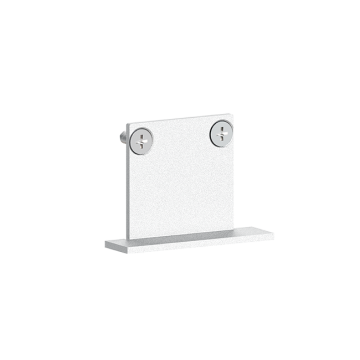 Endkappe Metall für Schiene weiss