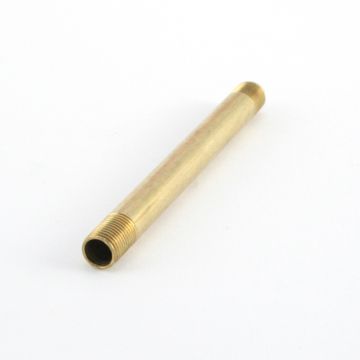 Tube with end thread M10x1 Lg.10cm raw brass