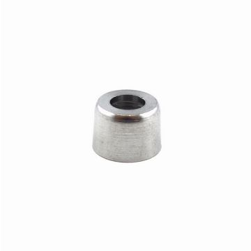 Brass ring D 13 x h 9 mm, thread M10x1, chrome-plated