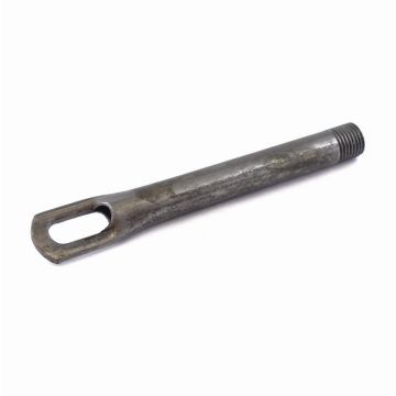 Pipe with hanger, raw iron weight M10x1 at the end