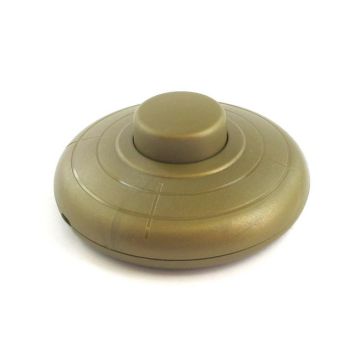 Gold mounted foot pedal switch