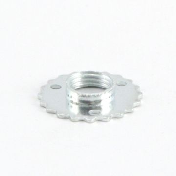 Disc nipple iron galvanized thread M10x1