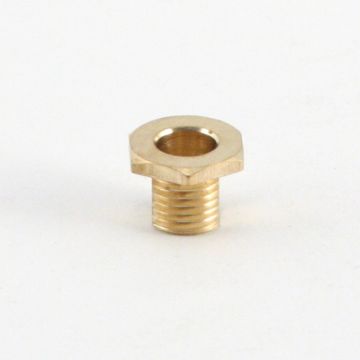 6-kant-Messingnippel M10x1 gefräst Lg. 10mm