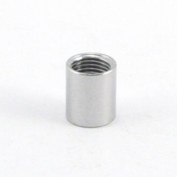 Barrel sleeve, chrome-plated brass, thread M10x1, length 14mm