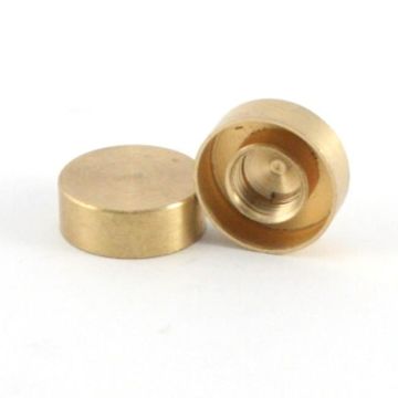 Abschlussknopf Messing