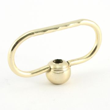 Hanger, IG M10x1, movable bracket, brass colored