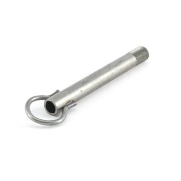 Pipe with hanger, raw iron