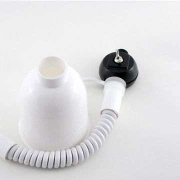 Drawbar Rolly 2x0.75mm2 PVC white with canopy