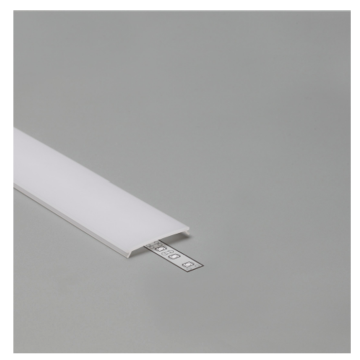 Abdeckung 30mm x 2m opal, rastend