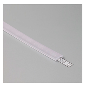 Abdeckung 13mm x 2m klar rastend