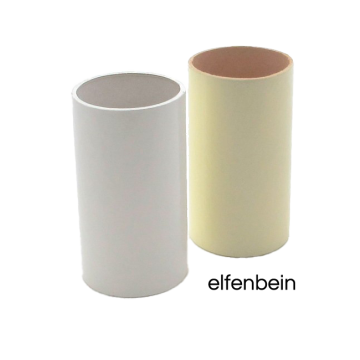 Candle sleeve for E27 socket length 80mm glossy ivory