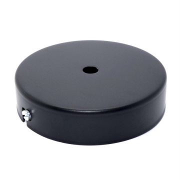 Canopy D100H24 iron black with bracket