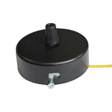 Canopy D75H24 iron black with bracket