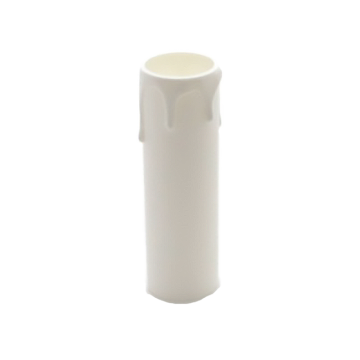 Douille pour bougeoir E14 longueur 85mm blanc