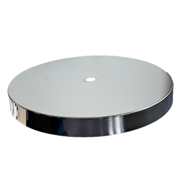 Base plate D 280xh29mm chrome-plated