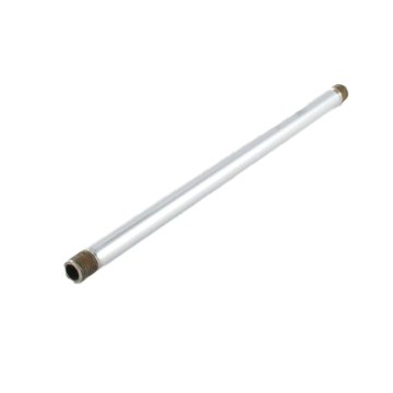 Tube with end thread M10x1, length 20cm chrome-plated