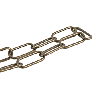Kette Eisen bronzefarbig 100cm