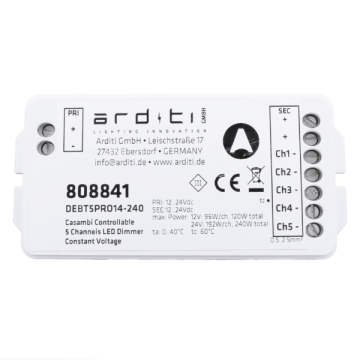 CASAMBI PWM5 dimmer programmable