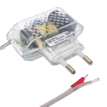 Bloc d'alimentation LED 350mA avec câble transparent