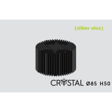 Kühlkörper Crystal D85 / H50 silber elox