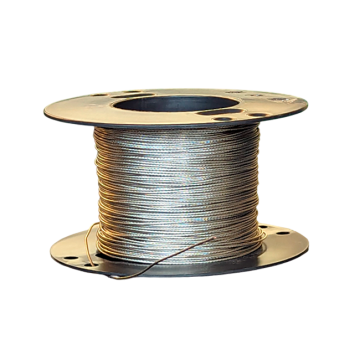 Wire rope 1.2 mm with copper core 1x0.5 mm2 cut/m