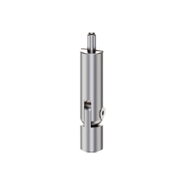 Drahtseilhalter mit Gelenk IG M5 1.2-1.5mm verchromt