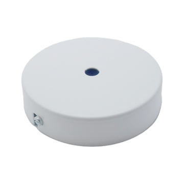 Canopy D100H24 iron white with bracket