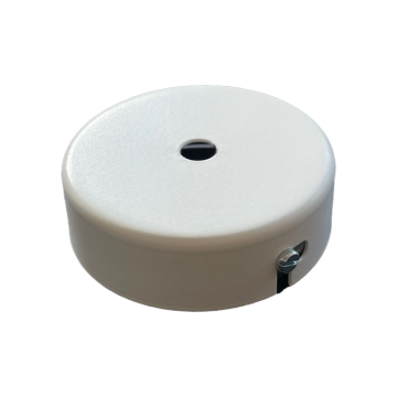 Canopy D75H24 iron white with bracket
