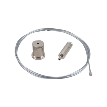 Standard-Seilaufhängung M5 3000mm höhenverstellbar vernickelt