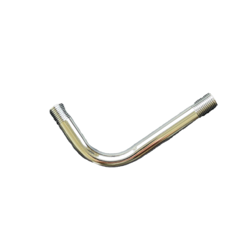 Angle with end weight M10x1 chrome plated