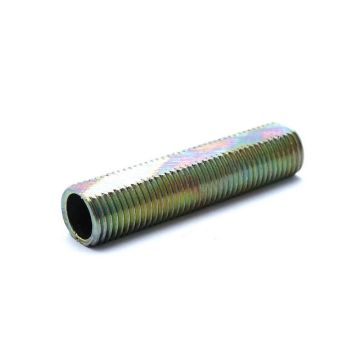 Gewinderohr Eisen verzinkt Gew.M10x1 Lg.30mm gefräst