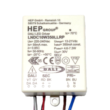 LED Driver 4.6-7.3W 350mA DALI
