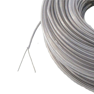 Kabel rund 2x0.75mm2 transparent Ø4.7mm Zuschnitt/m