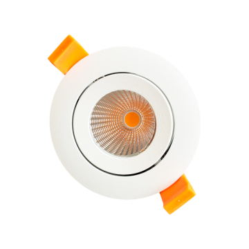 LED Downlight 9W 3000K CRI90 38° DALI dimmbar weiss inkl. LED Driver