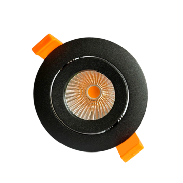 LED downlight 9W 3000K CRI90 38° dimmable black incl. LED driver