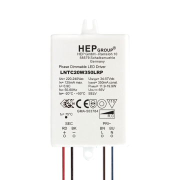 Convertisseur LED 350mA 11,9-19,9W dimmable